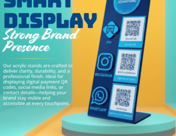Acrylic display stand