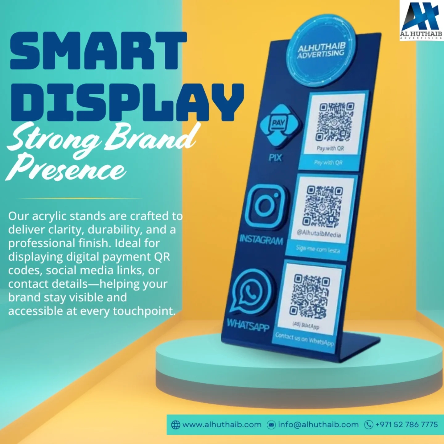 Acrylic display stand