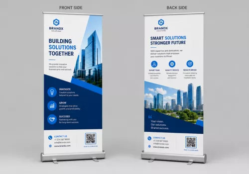 Double-Sided Roll-Up-Banner
