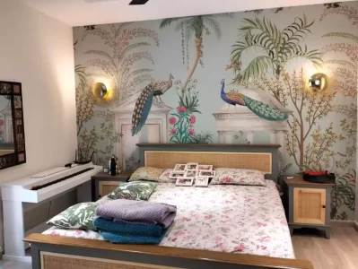 custom vinyl wall covering
