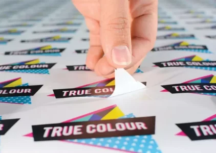 large format vinyl sticker printing