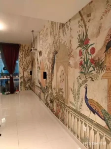 custom vinyl wall covering